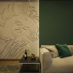 Барельеф PORTRAIT варинант исполнения - 2 | Loft Concept в Саратове