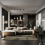 Подвесной светильник с прозрачным плафоном Jarrty 47 см варинант исполнения - 4 | Loft Concept в Саратове