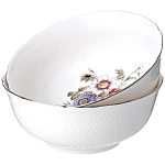 Обеденный сервиз из фарфора с рисунком цветов на 6 персон 23 предмета Garden Whisper Porcelain Set  варинант исполнения - 5 | Loft Concept в Саратове