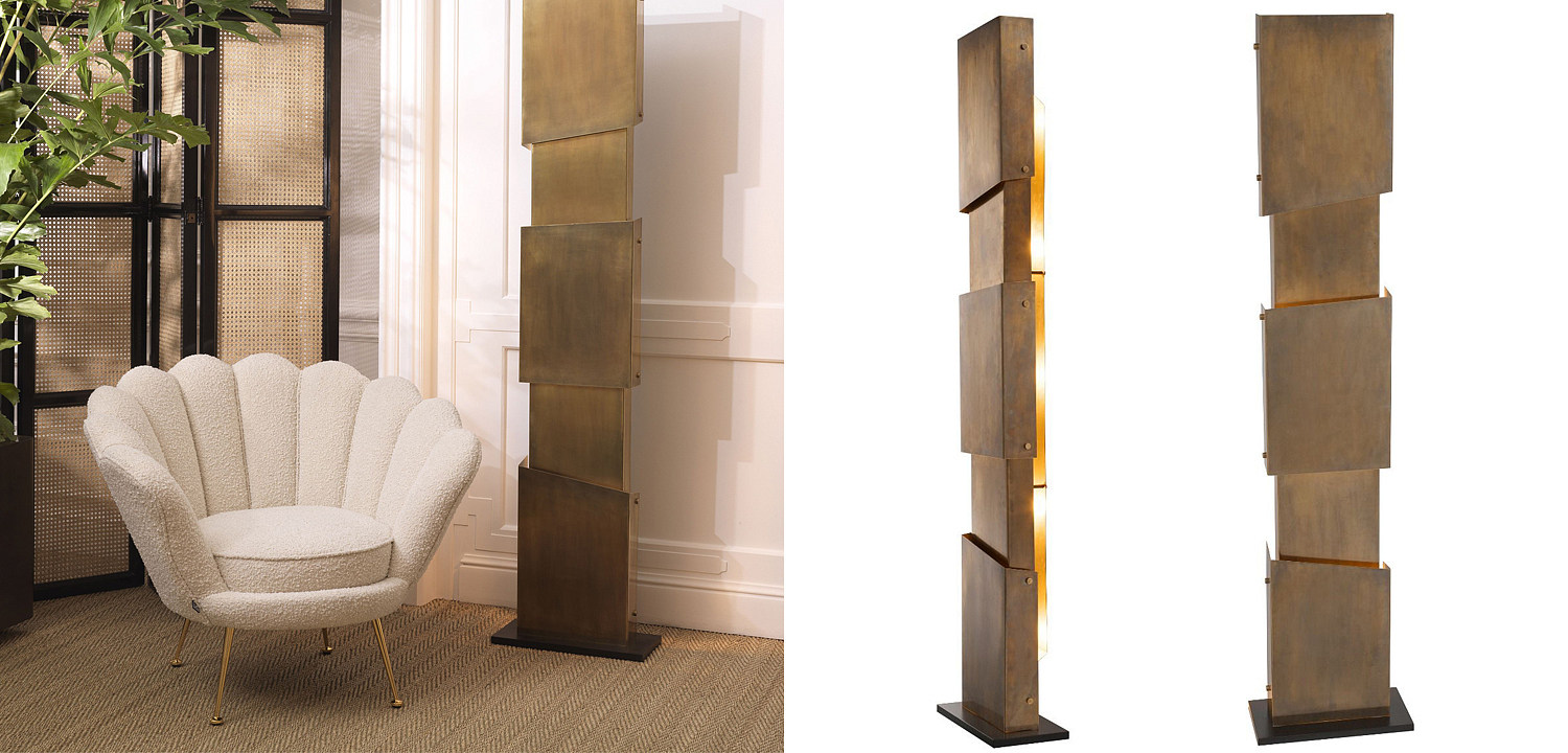 Торшер Eichholtz Floor Lamp Shadow Торшер Eichholtz Floor Lamp Shadow - Loft-Concept в Саратове