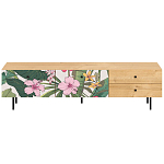 Длинная ТВ-тумба с принтом на ящиках Elise TV Stand варинант исполнения - 15 | Loft Concept в Саратове