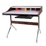 Письменный стол с 2-мя чёрными выдвижными ящиками и нишей с цветными разделителями Ballan варинант исполнения - 1 | Loft Concept в Саратове