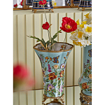 Ваза со стрекозой из фарфора с бронзовыми элементами Paradise Dragonfly варинант исполнения - 5 | Loft Concept в Саратове