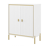 Тумба белая с двумя дверками и полками Antique Order варинант исполнения - 1 | Loft Concept в Саратове