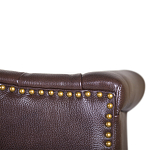 Диван из натуральной кожи на 4-х деревянных ножках из массива бука Thomas Seating brown варинант исполнения - 5 | Loft Concept в Саратове