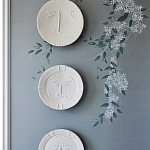 Обои ручная роспись Jasmine Standard colourway on Wood Ash slub silk варинант исполнения - 3 | Loft Concept в Саратове