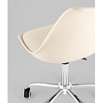 Офисный стул на металлическом основании EGGERY Beige пластик варинант исполнения - 3 | Loft Concept в Саратове