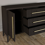 Буфет Primo с тремя ящиками и двумя фасадами Темный орех варинант исполнения - 6 | Loft Concept в Саратове