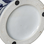 Ваза с бело-синей росписью и изображением цветов Blue & White Ornament варинант исполнения - 2 | Loft Concept в Саратове