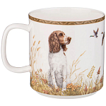 Кружка из фарфора с изображением фазанов и собаки 400 мл Hunting Porcelain Collection варинант исполнения - 1 | Loft Concept в Саратове