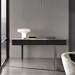 Консоль чёрная с 3-мя выдвижными ящиками Lou варинант исполнения - 3 | Loft Concept в Саратове