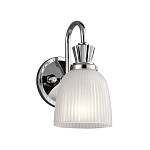 Бра с матовым ребристым плафоном в форме колокола Kichler варинант исполнения - 1 | Loft Concept в Саратове