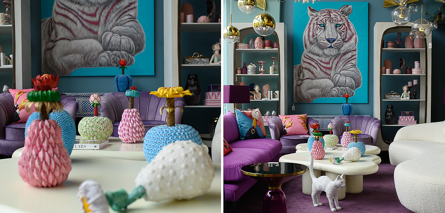 Статуэтка тропический фрукт Tropical Fruit Blue Yellow Статуэтка тропический фрукт Tropical Fruit Blue Yellow - Loft-Concept в Саратове