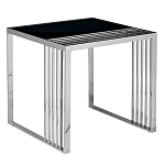 Столик журнальный с черной стеклянной столешницей Embodiment of Contemporary Art  варинант исполнения - 1 | Loft Concept в Саратове