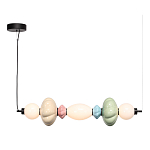 Подвесной светильник линейный с керамическими элементами 24W LED Fragrant Light варинант исполнения - 1 | Loft Concept в Саратове