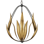 Люстра грушевидной формы с волнистыми листьями Foliage of Leaf Forms варинант исполнения - 3 | Loft Concept в Саратове