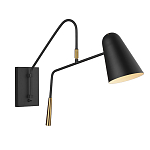 Бра черного цвета с конусным плафоном Feiss варинант исполнения - 1 | Loft Concept в Саратове