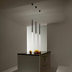 Подвсеной светильник светодиодный металлический цилиндрической формы Высота 80см Trumpet tube варинант исполнения - 9 | Loft Concept в Саратове