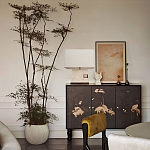 Настольная лампа с прямоугольным основанием из натурального камня c тканевым абажуром Lapis Tiburtinus варинант исполнения - 5 | Loft Concept в Саратове