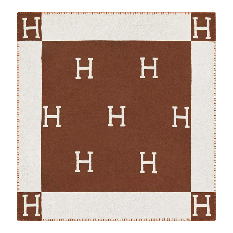Плед Hermes Avalon Plaid Coffee Коричневый Бежевый Плед Hermes Avalon Plaid Coffee Коричневый Бежевый в Саратове | Loft Concept