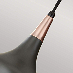  Подвесной светильник с каплевидным плафоном темного цвета Feiss варинант исполнения - 4 | Loft Concept в Саратове