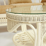 Комплект уличной мебели из ротанга Clara белый варинант исполнения - 9 | Loft Concept в Саратове