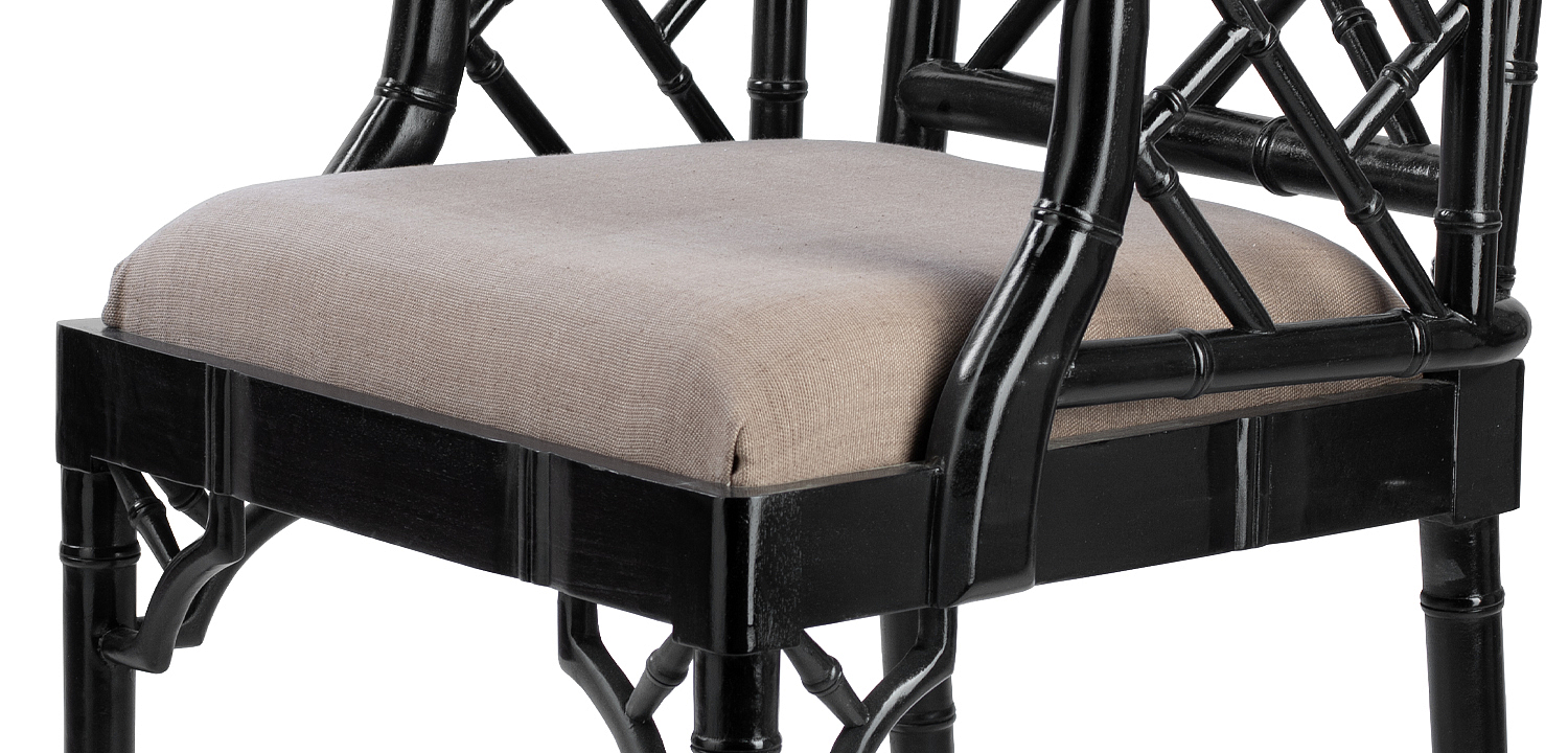 Black Chippendale Arm Chair Black Chippendale Arm Chair - Loft-Concept в Саратове