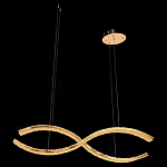 Люстра волнистой формы с фактурным хрустальным плафоном Light Delight варинант исполнения - 3 | Loft Concept в Саратове