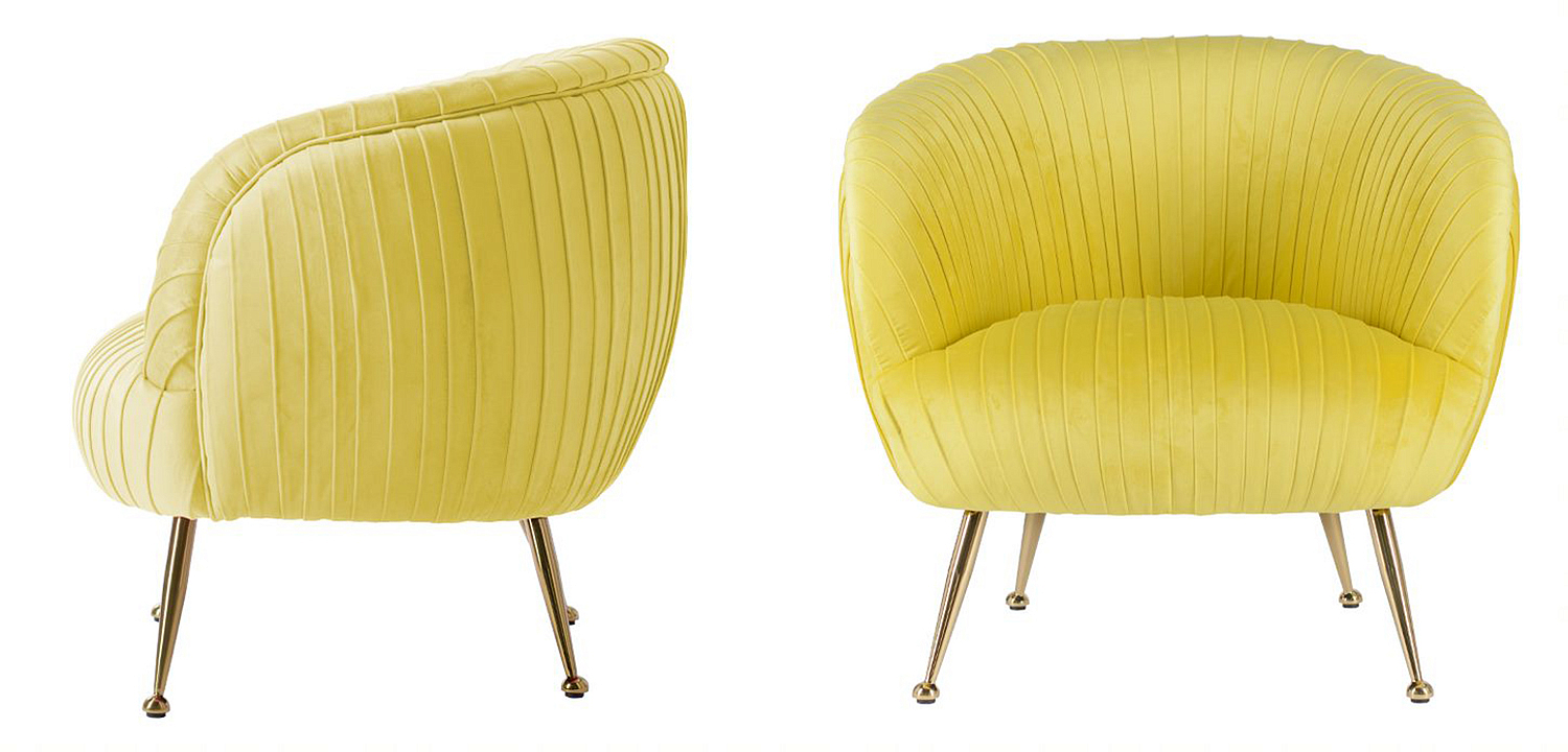 Кресло SOUFFLE CHAIR yellow Кресло SOUFFLE CHAIR yellow - Loft-Concept в Саратове