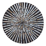 Столик с инкрустацией с перламутровым узором Dominic Black варинант исполнения - 2 | Loft Concept в Саратове