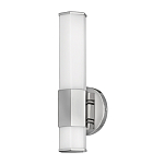 Бра для ванных комнат вертикальное с длинным белым матовым плафоном в форме шестиугольника на круглом основании Hinkley варинант исполнения - 12 | Loft Concept в Саратове