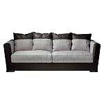 Элитарный современный диван Birmingham с кожаными вставками  варинант исполнения - 1 | Loft Concept в Саратове