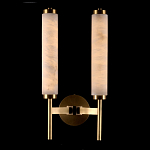 Бра с 2-мя цилиндрическими каменными плафонами Wand of Light варинант исполнения - 1 | Loft Concept в Саратове