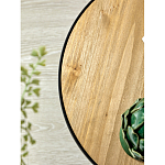 Приставной столик с факутрным черным основанием Ethiopia варинант исполнения - 4 | Loft Concept в Саратове