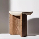 Дизайнерский журнальный стол полукруглой формы Pokun варинант исполнения - 1 | Loft Concept в Саратове