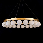 Люстра круглая с сферическими плафонами из натурального камня Phased Spheres варинант исполнения - 2 | Loft Concept в Саратове