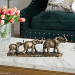 Композиция в виде семьи слонов Elephants Figurine варинант исполнения - 1 | Loft Concept в Саратове