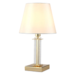 Настольная лампа с белым тканевым абажуром в форме конуса Laurent варинант исполнения - 6 | Loft Concept в Саратове