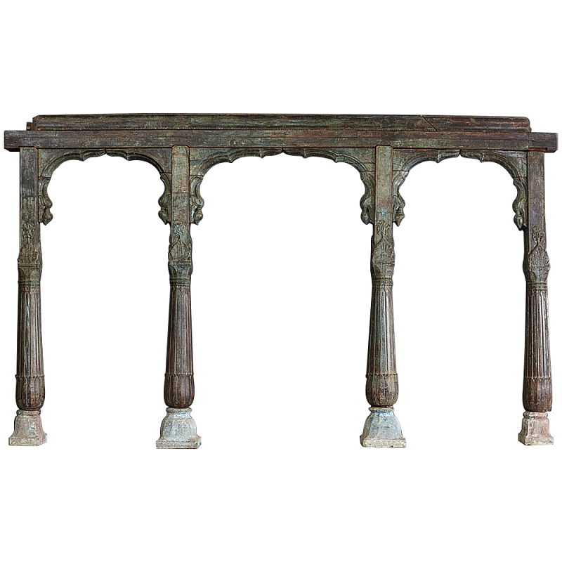 Старинная индийская резная арка из тика Antique Indian Carved Arch Старинная индийская резная арка из тика Antique Indian Carved Arch в Саратове | Loft Concept