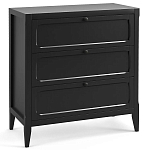 Комод с 3-мя ящиками черный Silva Black Chest of Drawers варинант исполнения - 1 | Loft Concept в Саратове