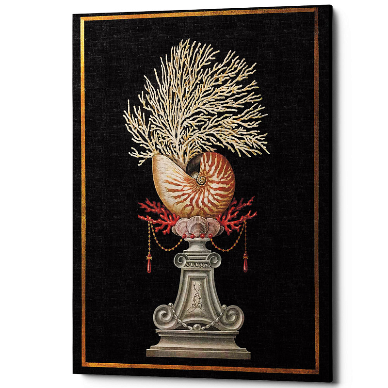 Постер Sea Vase Poster 3 Черный Бежевый Постер Sea Vase Poster 3 Черный Бежевый в Саратове | Loft Concept