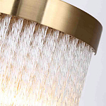 Бра с прозрачными стеклянными трубочками и металлическим основанием Nembus варинант исполнения - 3 | Loft Concept в Саратове