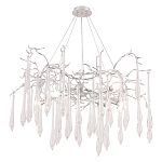 Люстра подвесная с прозрачными подвесками в форме капель Droplet Chandelier варинант исполнения - 4 | Loft Concept в Саратове