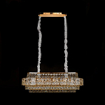 Люстра овальной формы хрустальная в неоклассическом стиле Majesty варинант исполнения - 2 | Loft Concept в Саратове