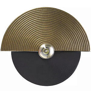 Круглый настенный фактурный светильник Textured Disc