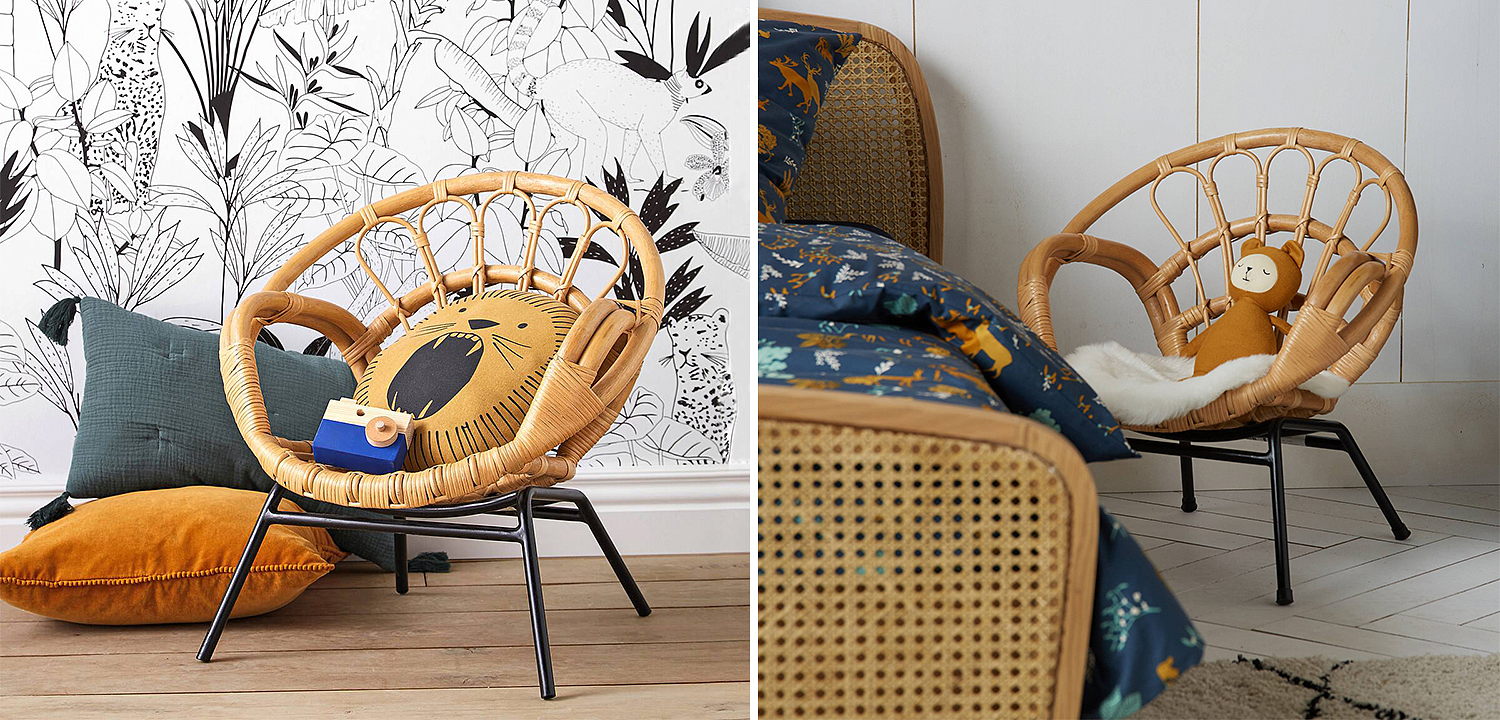Кресло детское Wicker Baby Chair Кресло детское Wicker Baby Chair - Loft-Concept в Саратове