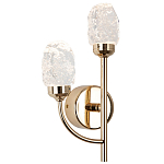 Бра с декором в виде кристаллов из хрусталя Kenneth Crystal Stone Sconce варинант исполнения - 1 | Loft Concept в Саратове