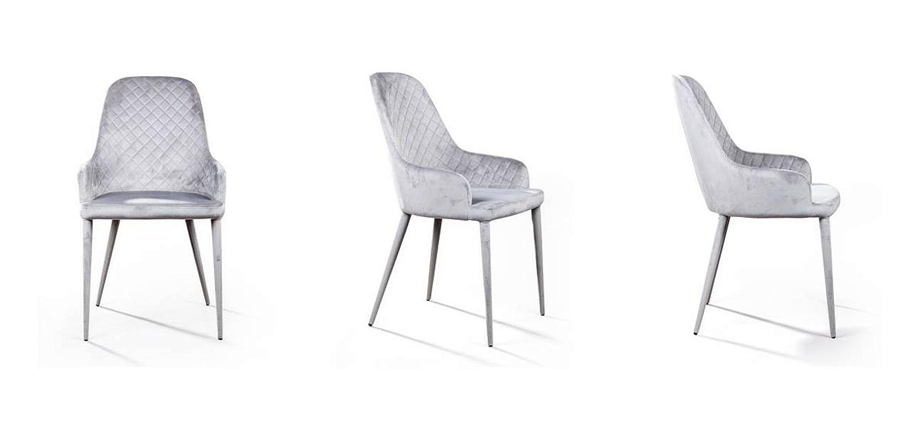 Стул Douglas Rhombus Chair Серый Велюр Стул Douglas Rhombus Chair Серый Велюр - Loft-Concept в Саратове