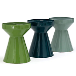 Приставной стол из керамики Manufacto Blue варинант исполнения - 3 | Loft Concept в Саратове