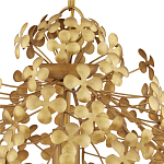 Подвесной светильник золотой с декором в виде лепестков клевера Hanging Clover варинант исполнения - 1 | Loft Concept в Саратове